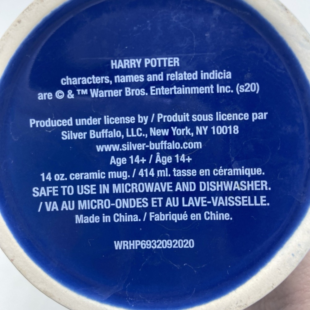 Harry Potter Ravenclaw Crest Hogwarts Ceramic Coffee Tea Mug Cup 14 Oz. - Picture 9 of 9